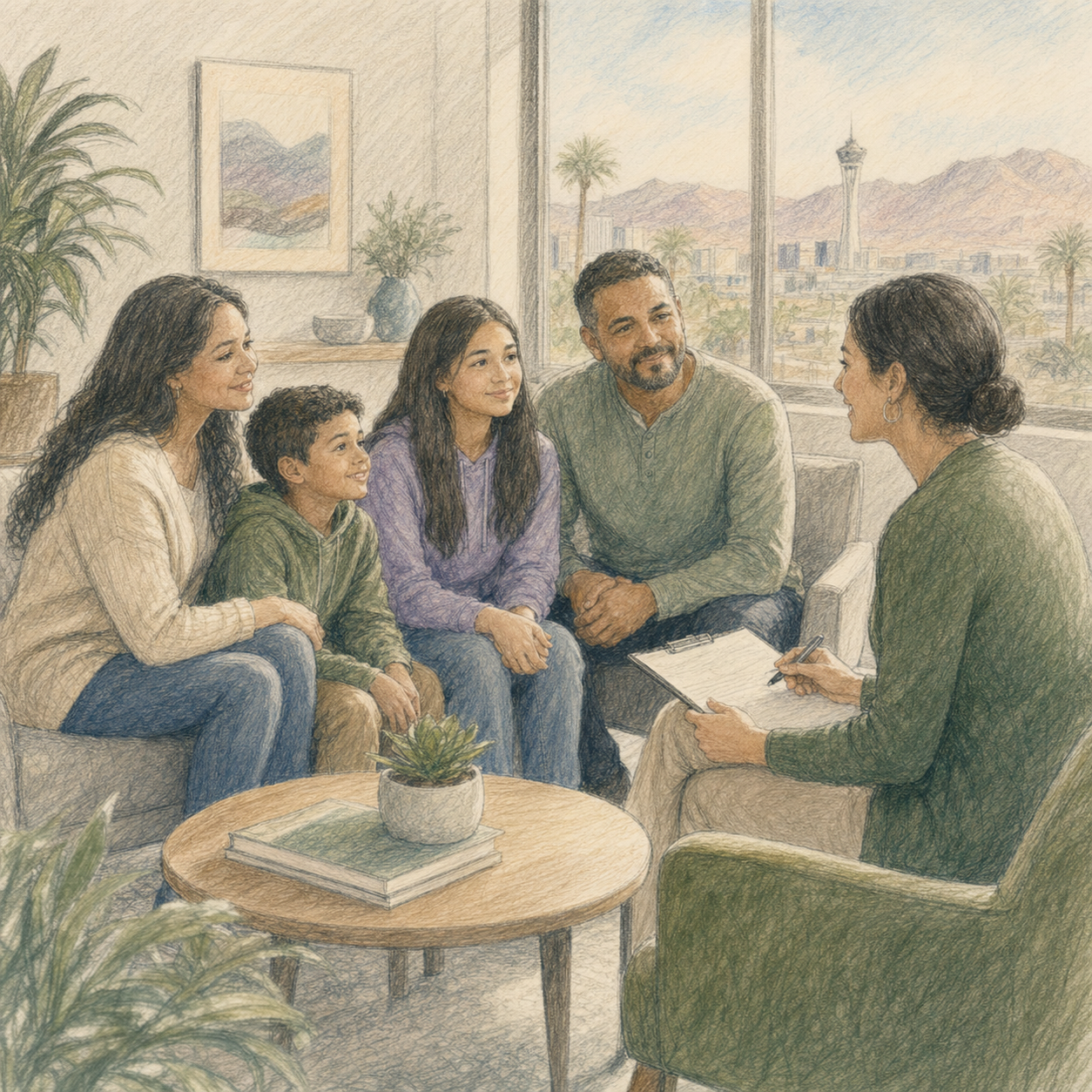 Family starting care at Miracle Minds Therapy
